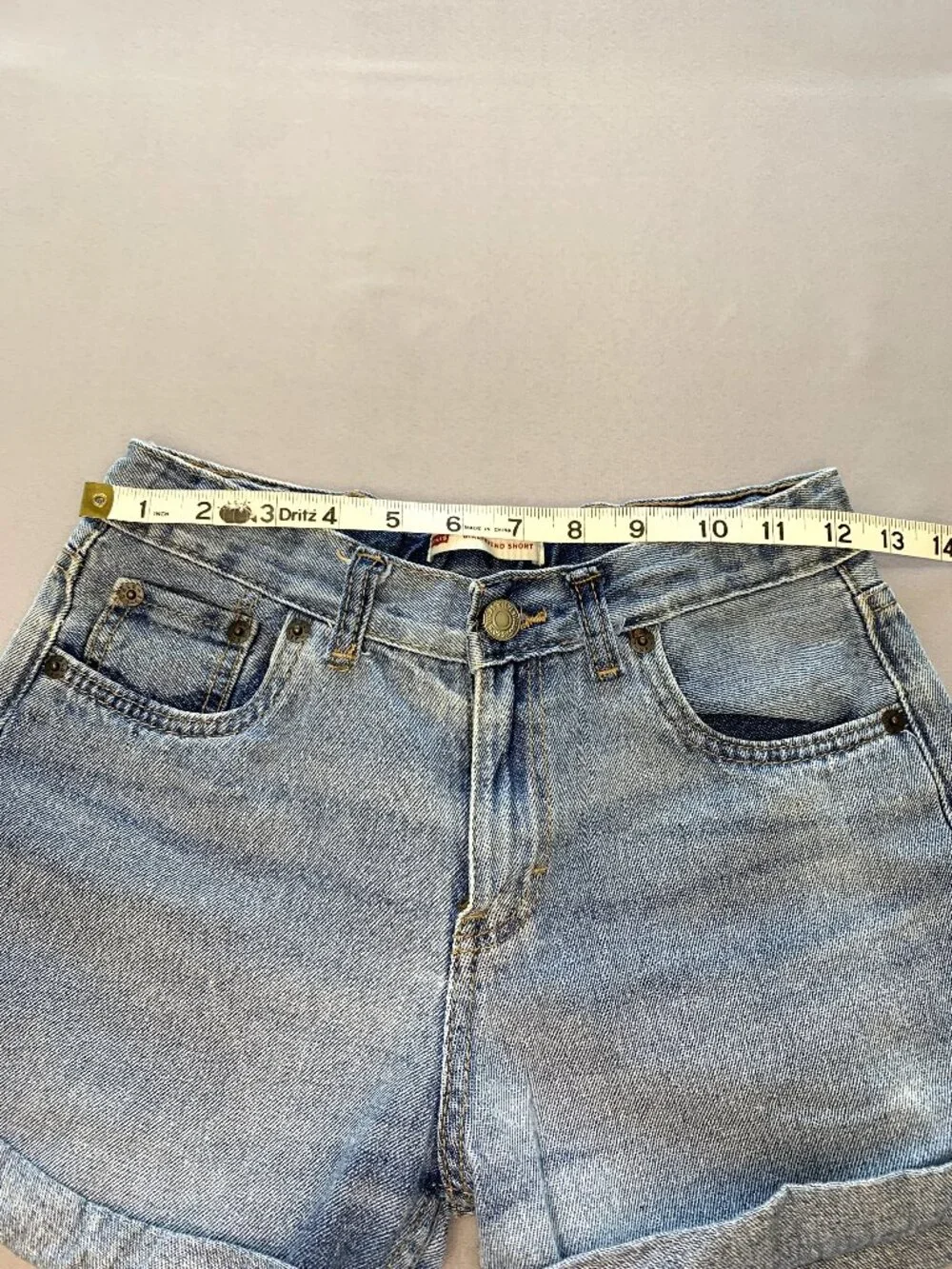 Brand New Dickies Girls Top Size S and Pre-Loved Girls Levi's Jean Shorts Sz 14